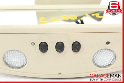 12-14 Mercedes W204 C250 C300 Interior Rear View Mirror Beige OEM
