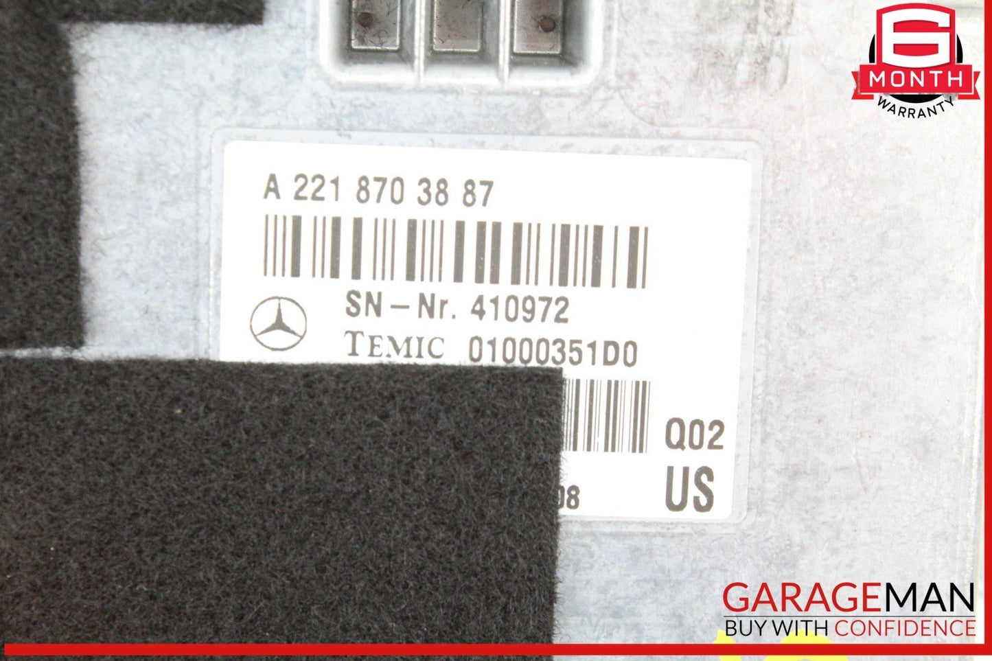 07-14 Mercedes W221 S550 CL550 Voice Language Communication Control Module OEM