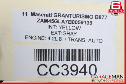 07-17 Maserati GranTurismo GranCabrio 4.2L Rear Differential Diff Axle Carrier