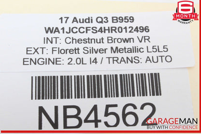 15-18 Audi Q3 Quattro Gas Accelerator Throttle Pedal OEM
