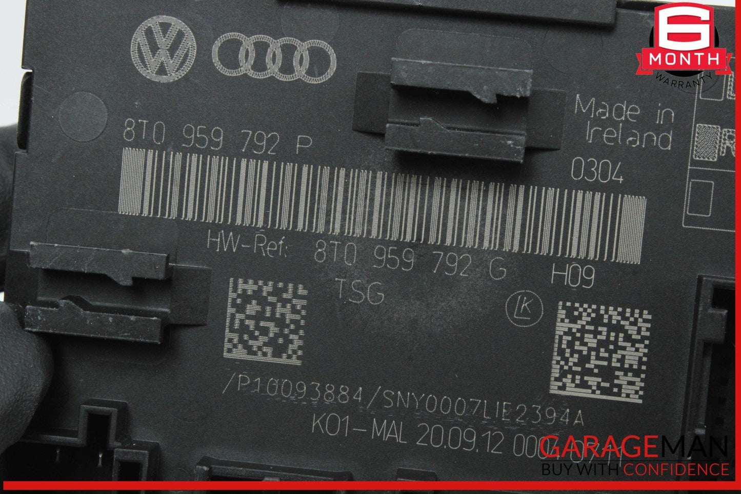 13-16 Audi A4 Front Right Passenger Side Door Control Module Unit 8T0959792G OEM