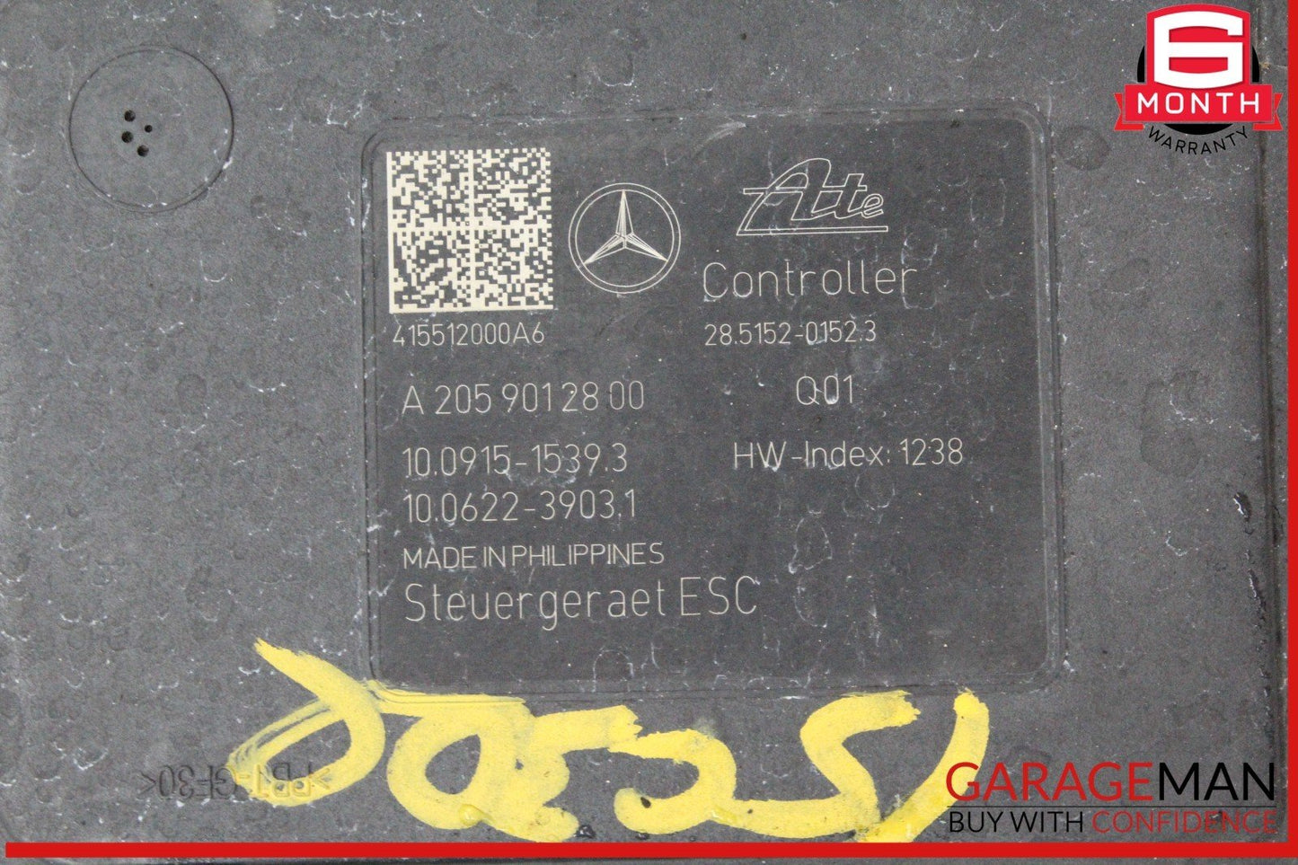 15-20 Mercedes W205 C300 ABS Anti Lock Brake Pump Control Module 2054310000 OEM