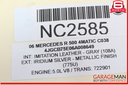 06-13 Mercedes W251 R500 4MATIC Heated Seat Control Module Unit 2118702026