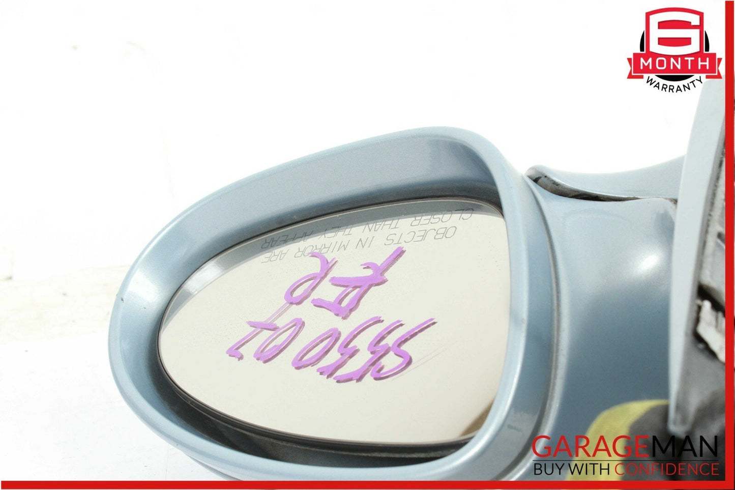 07-09 Mercedes W221 S550 Front Right Side Mirror Door Rear View Lazurite Blue