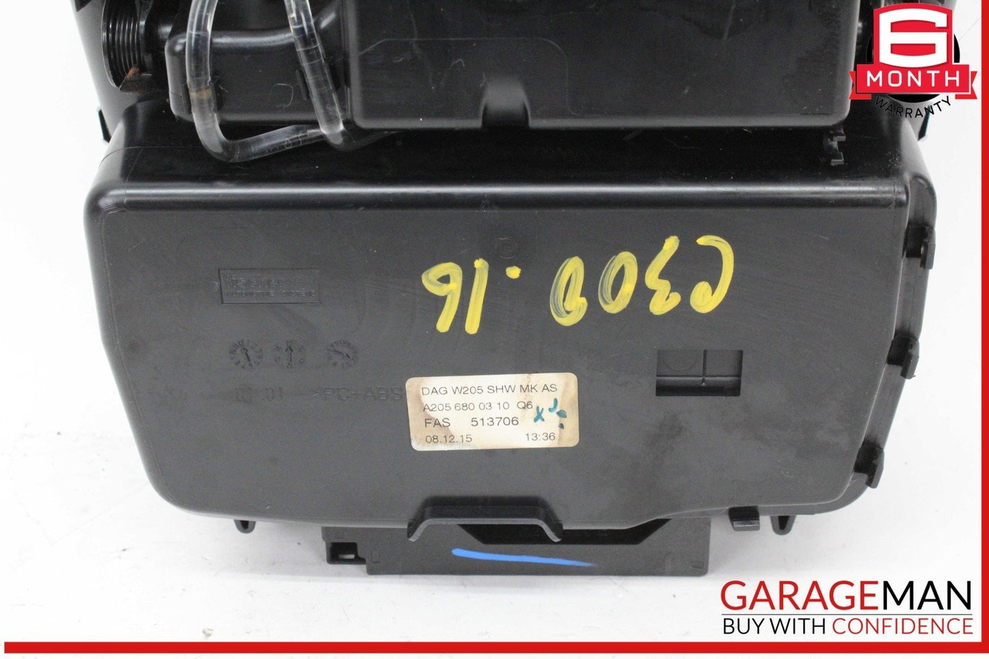 15-19 Mercedes W205 C300 C350e C400 Center Console Storage Compartment OEM