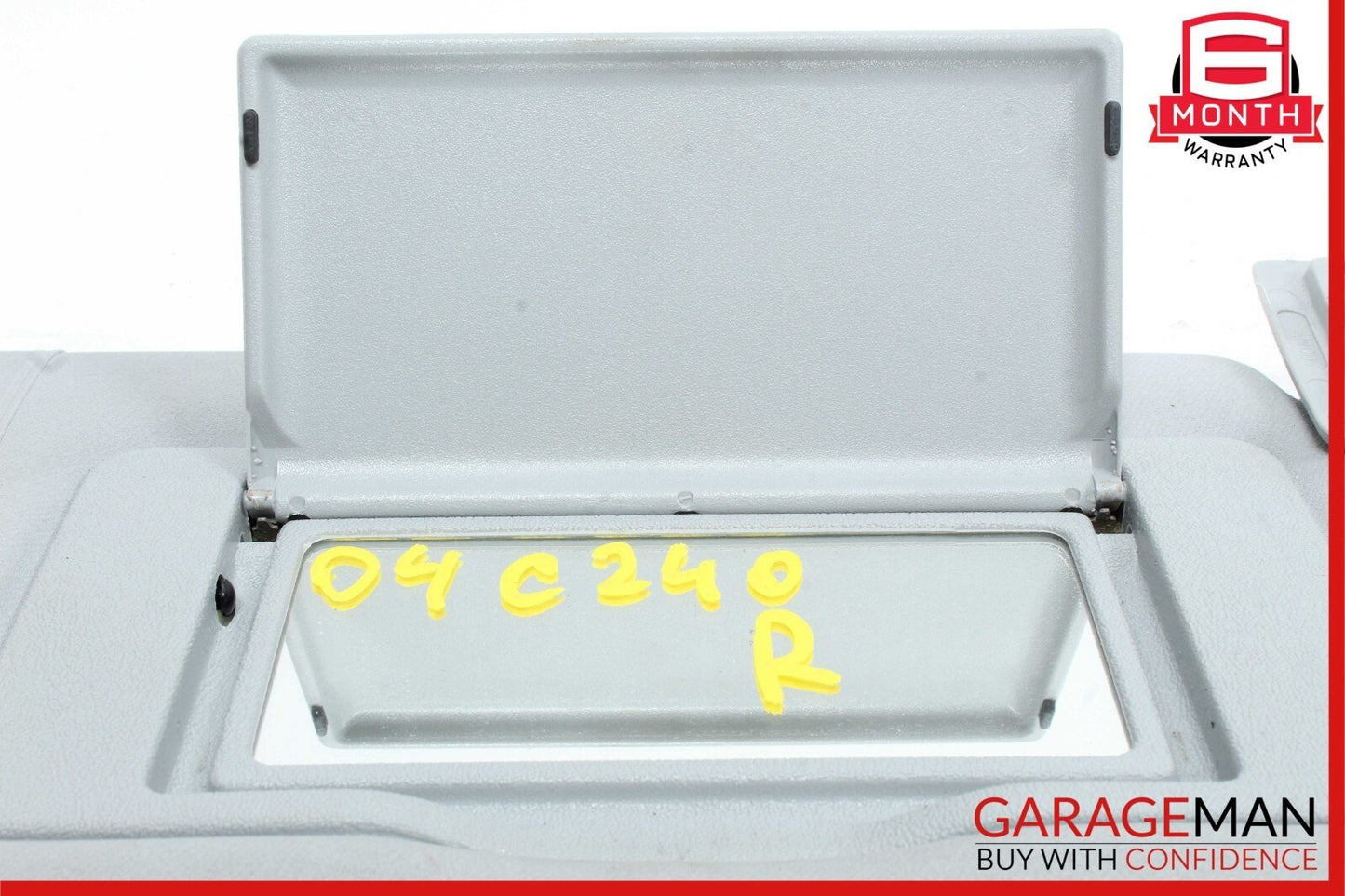 01-07 Mercedes W203 C240 C32 AMG Front Right Side Sunvisor Sun Visor Grey OEM