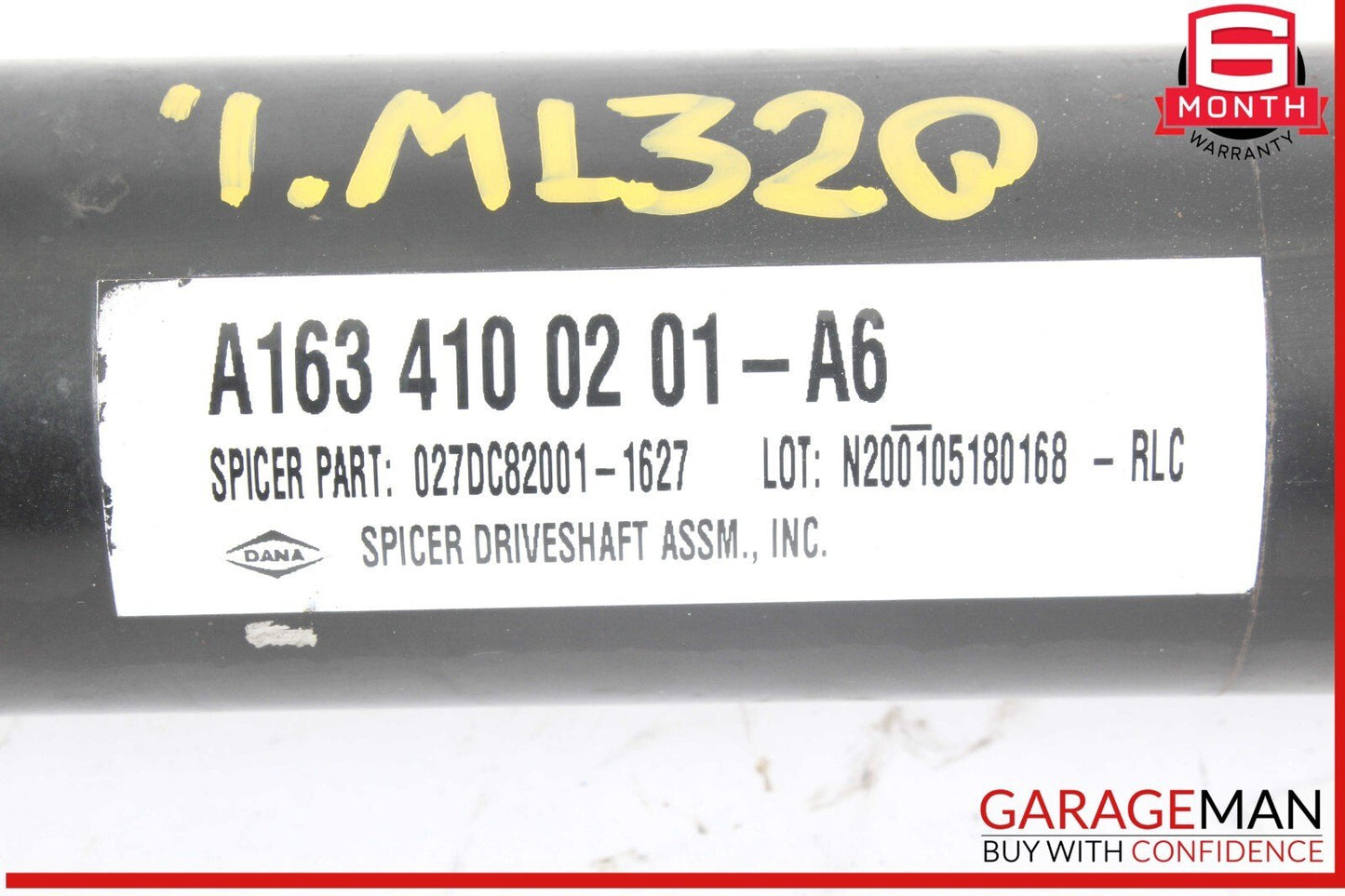 98-05 Mercedes W163 ML320 ML350 Front Drive Shaft Driveshaft Axle 1634100201 OEM