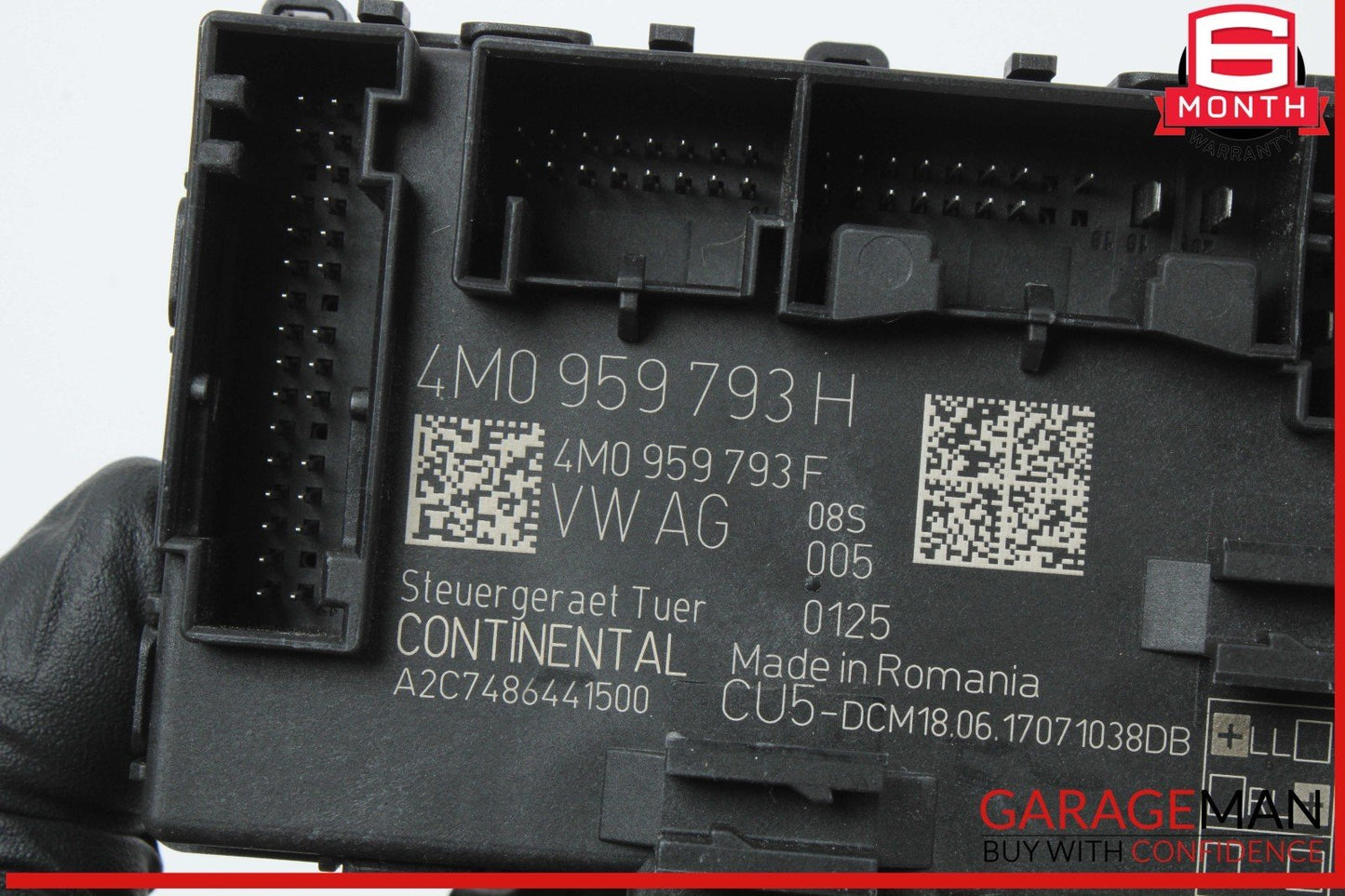 17-24 Audi A5 S5 Front Left Driver Side Door Control Module Unit 4M0959793E OEM
