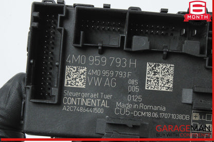 17-24 Audi A5 S5 Front Left Driver Side Door Control Module Unit 4M0959793E OEM