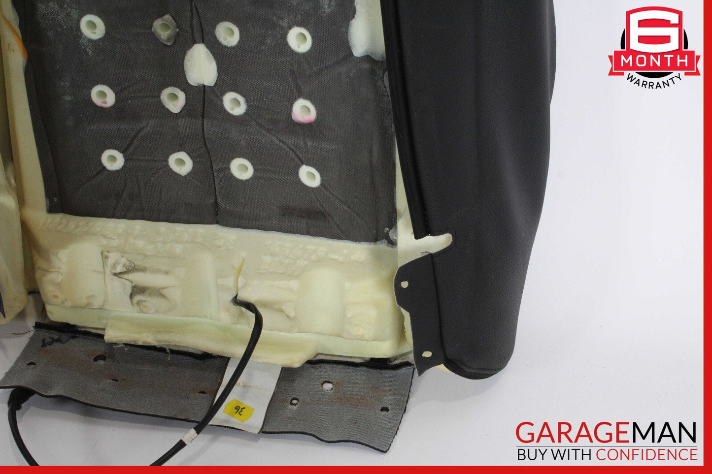 12-18 BMW F30 320i Front Right Top Upper Seat Cushion Black OEM