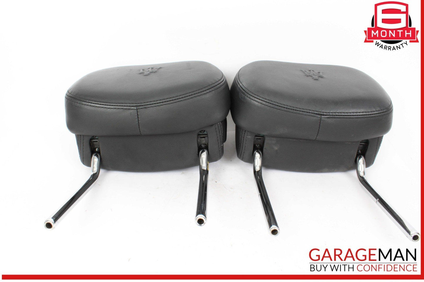 14-17 Maserati Ghibli S Front Left and Right Side Seat Headrest Head Rest OEM