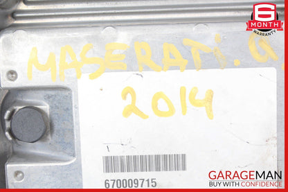 14-17 Maserati Ghibli ECU ECM Engine Computer Control Module Unit 670007174 OEM
