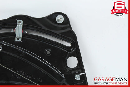 10-16 Mercedes W212 E350 Rear Left Door Window Regulator Frame w/o Motor