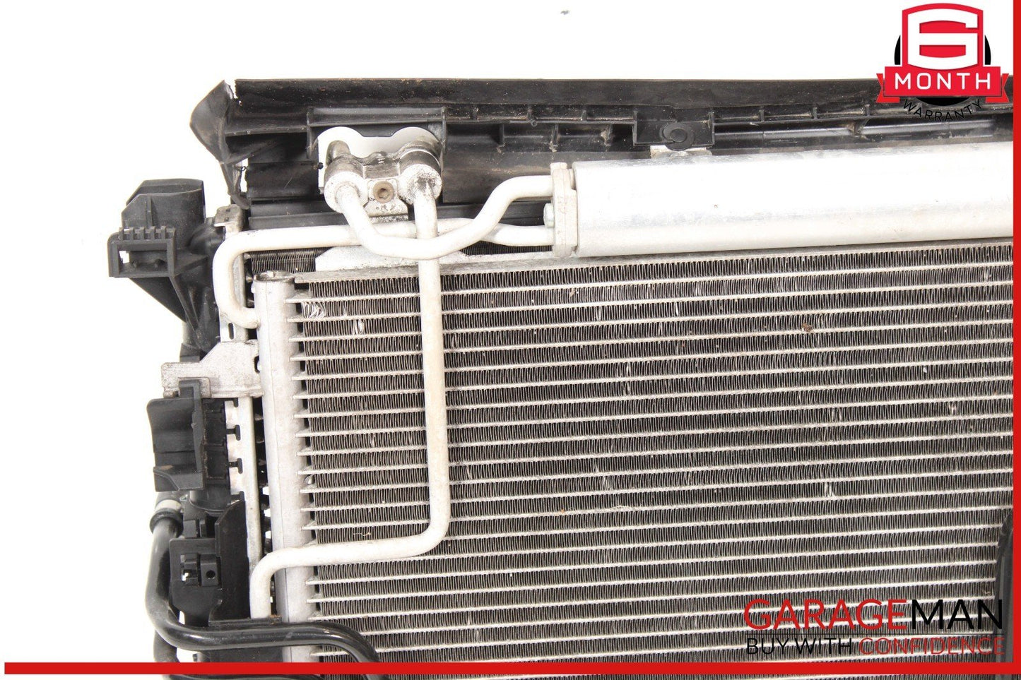 04-11 Mercedes W211 E320 Engine Motor Cooling Fan Radiator A/C Condenser Assy