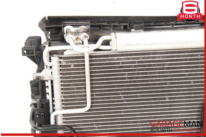 04-11 Mercedes W211 E320 Engine Motor Cooling Fan Radiator A/C Condenser Assy