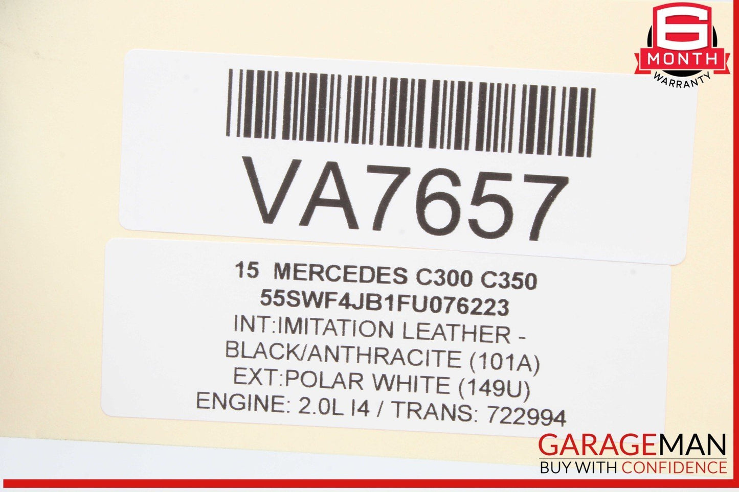 15-20 Mercedes W205 C300 C350e Front Left Side Door Window Regulator Motor OEM