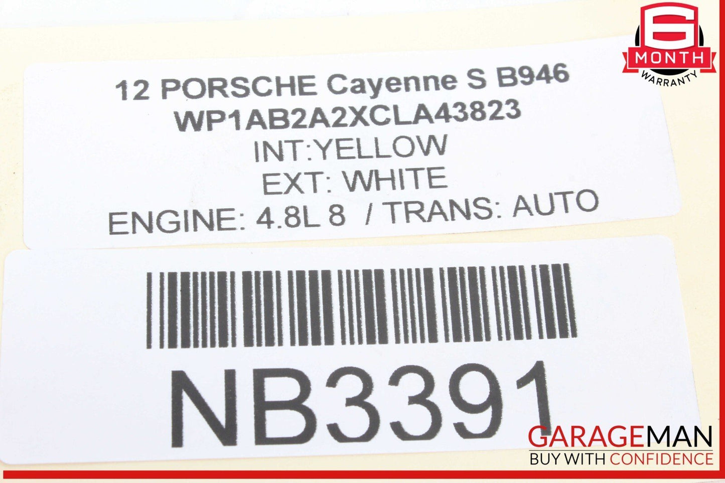 11-17 Porsche Cayenne S 958 Rear Left / Right Shock Strut Absorber OEM