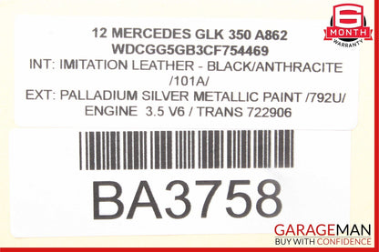 10-15 Mercedes X204 GLK350 Front Right Side Door Panel Tweeter Speaker Cover