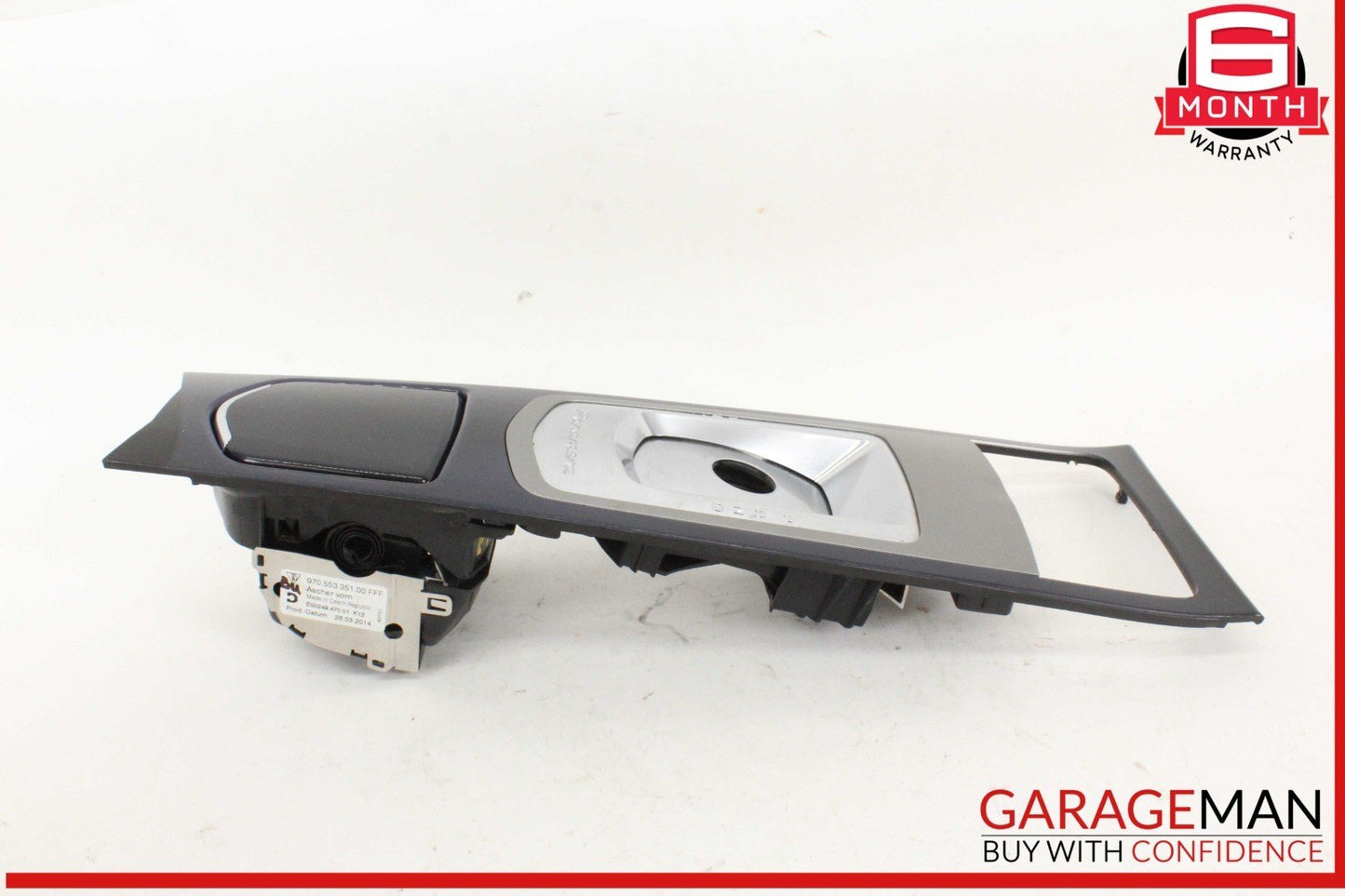 10-16 Porsche Panamera 970 E-Hybrid Front Console Shifter Trim w/ Ash Tray OEM