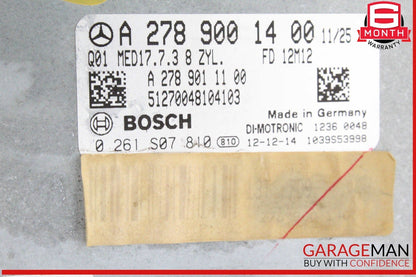 12-16 Mercedes X166 GL450 ECU ECM Engine Computer Control Module Unit OEM