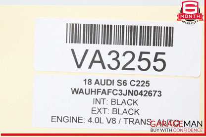 12-18 Audi S6 A7 Rear Center Console AC A/C Air Vent Grille Duct Connector OEM