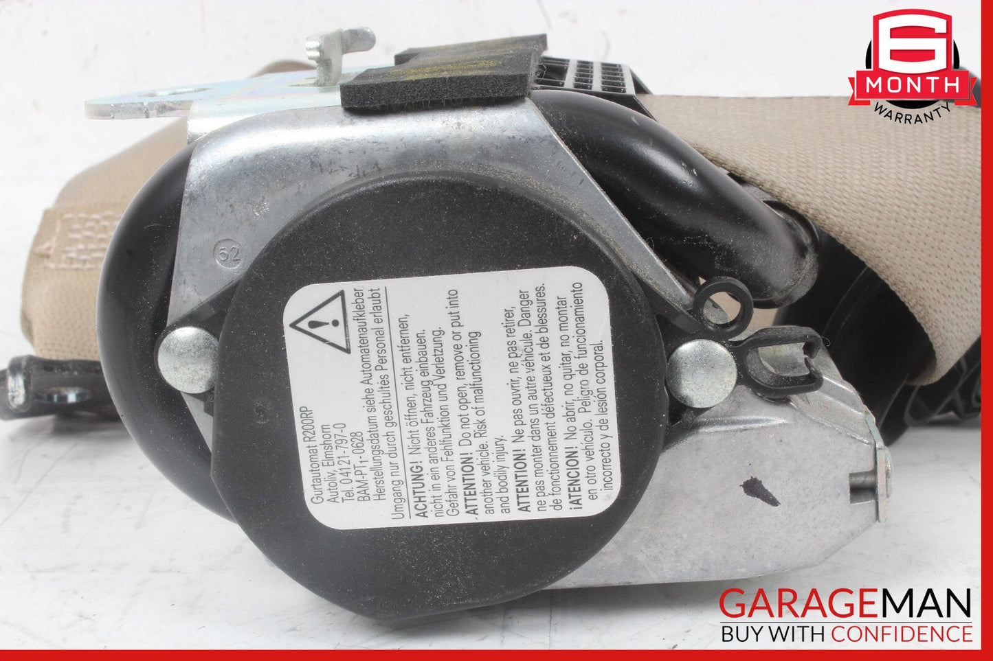 13-19 Mercedes X166 GL450 GLS550 3rd Third Row Rear Left Seat Belt Seatbelt OEM