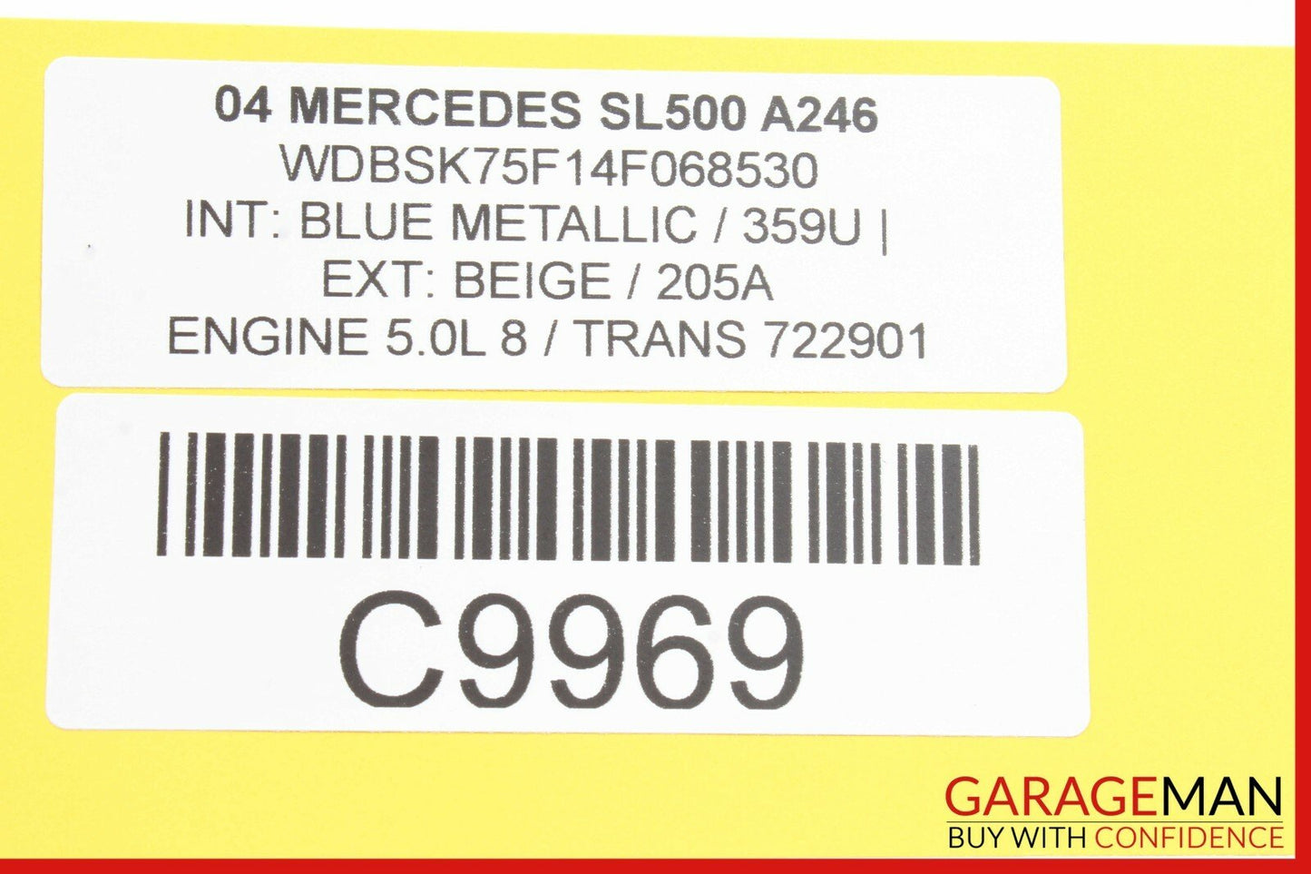03-08 Mercedes R230 SL500 SL600 SL55 AMG Front Left Antenna Amplifier AMP Module