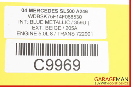 03-08 Mercedes R230 SL500 SL600 SL55 AMG Front Left Antenna Amplifier AMP Module