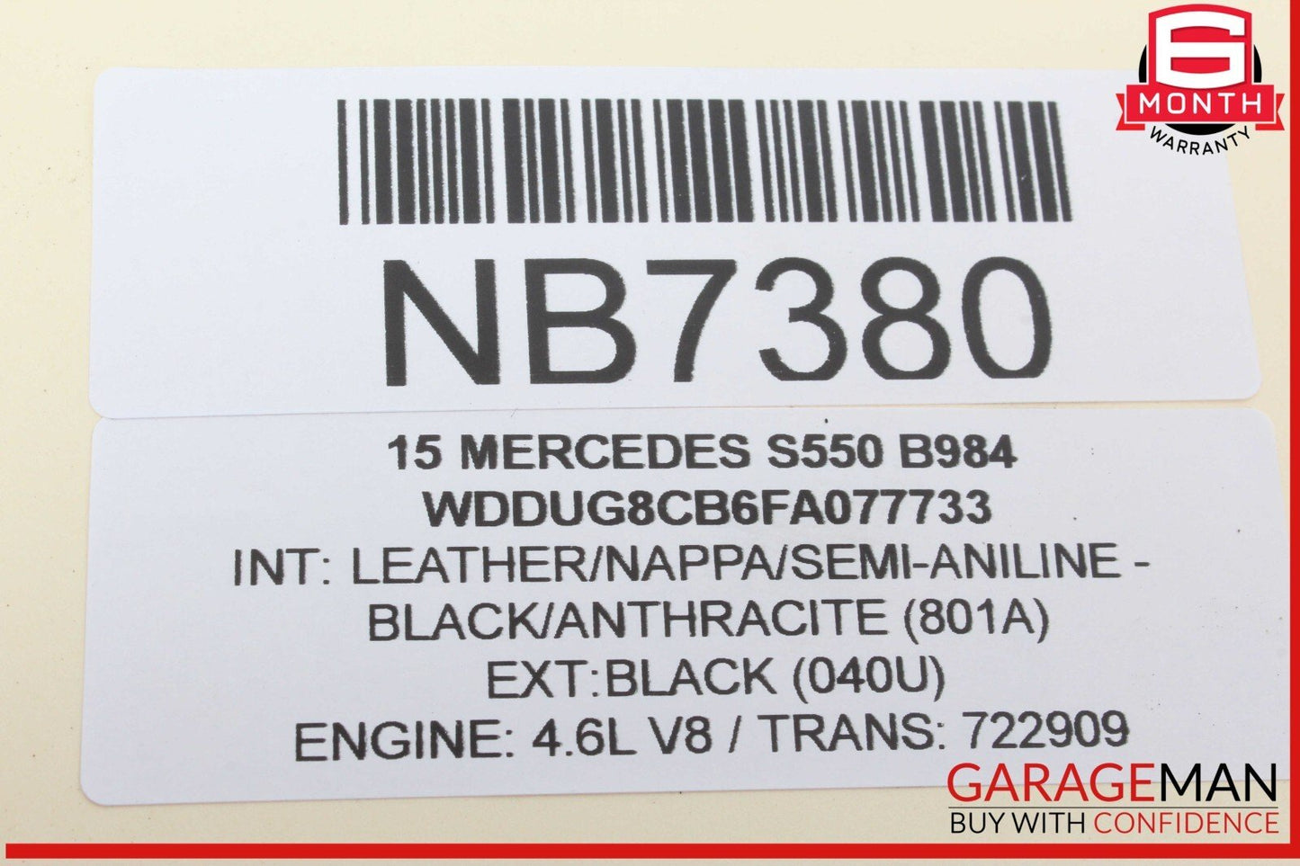 14-15 Mercedes W222 S550 S63 AMG Transmission Control Unit TCU 2229008108 OEM