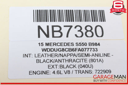 14-15 Mercedes W222 S550 S63 AMG Transmission Control Unit TCU 2229008108 OEM