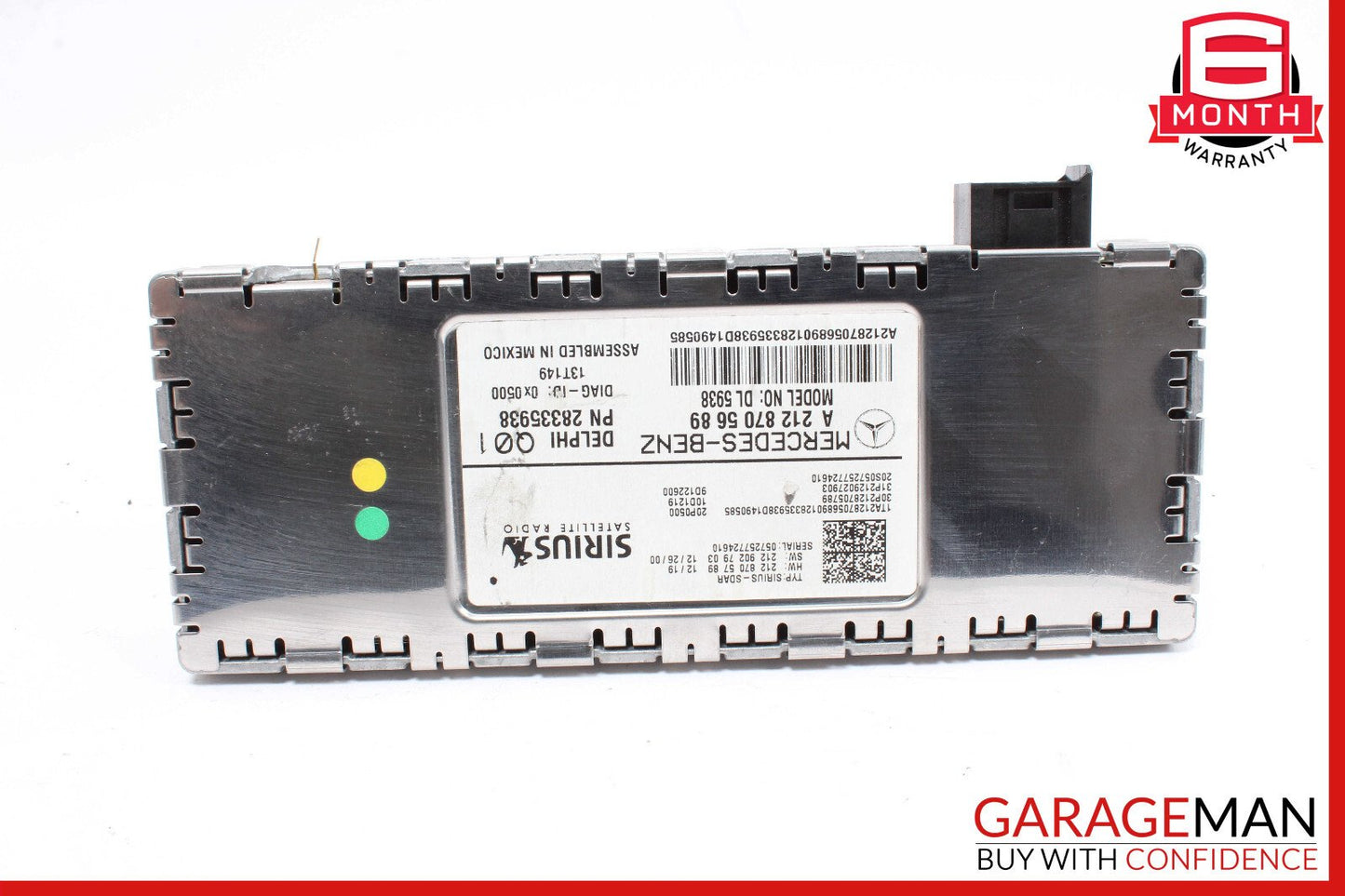 Mercedes W218 CLS550 SLK250 Sirius Satellite Radio Receiver 2128705689 OEM