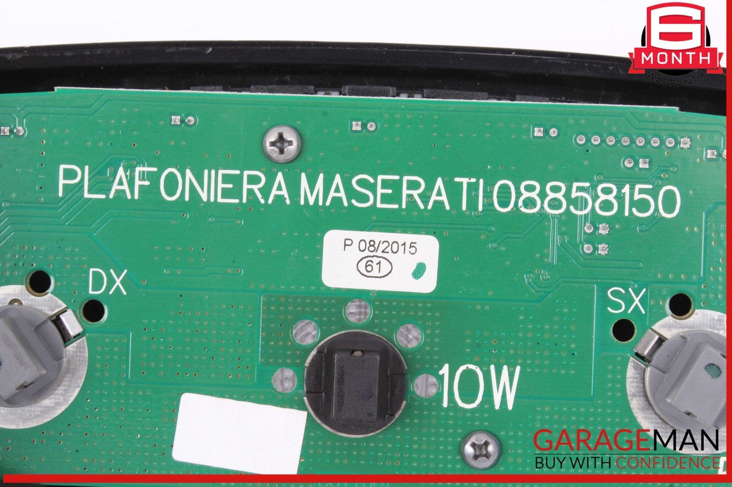 14-17 Maserati Ghibli Quattroporte Rear Interior Overhead Dome Light Lamp OEM