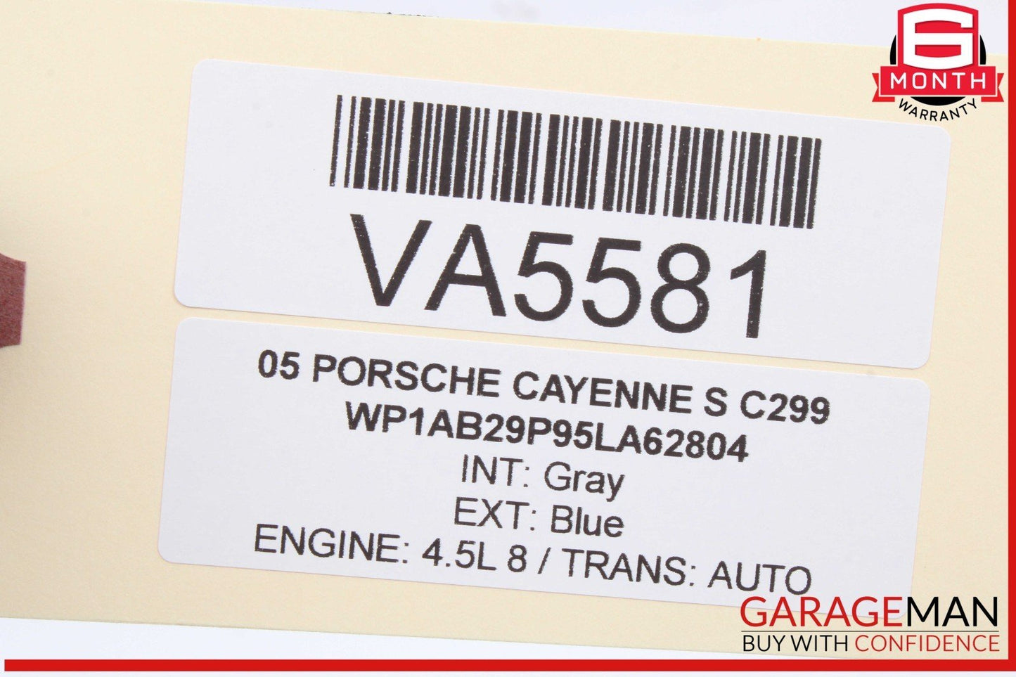 03-13 Porsche Cayenne S 955 Engine Throttle Body 94860511503 OEM