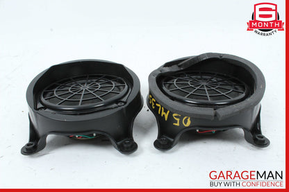 02-05 Mercedes W163 ML350 Rear Right & Left Side Door Audio Speakers Set OEM