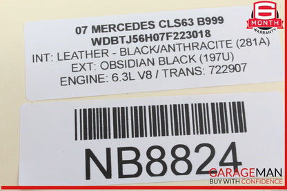 03-09 Mercedes W219 CLS63 AMG E320 Air Vacuum Pump Box 0008002548 OEM