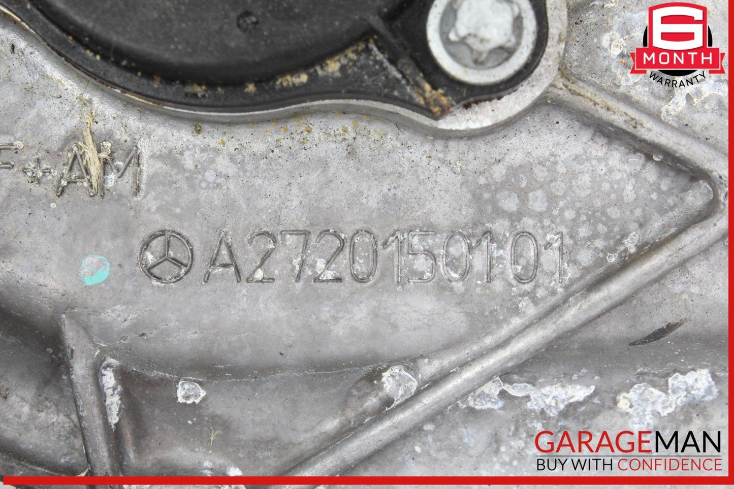 05-13 Mercedes W211 E350 S550 Front Right Engine Timing Chain Cover Plate OEM
