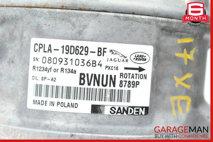 17-19 Jaguar XE 2.0L AC A/C Air Cooling Conditioning Compressor Pump OEM
