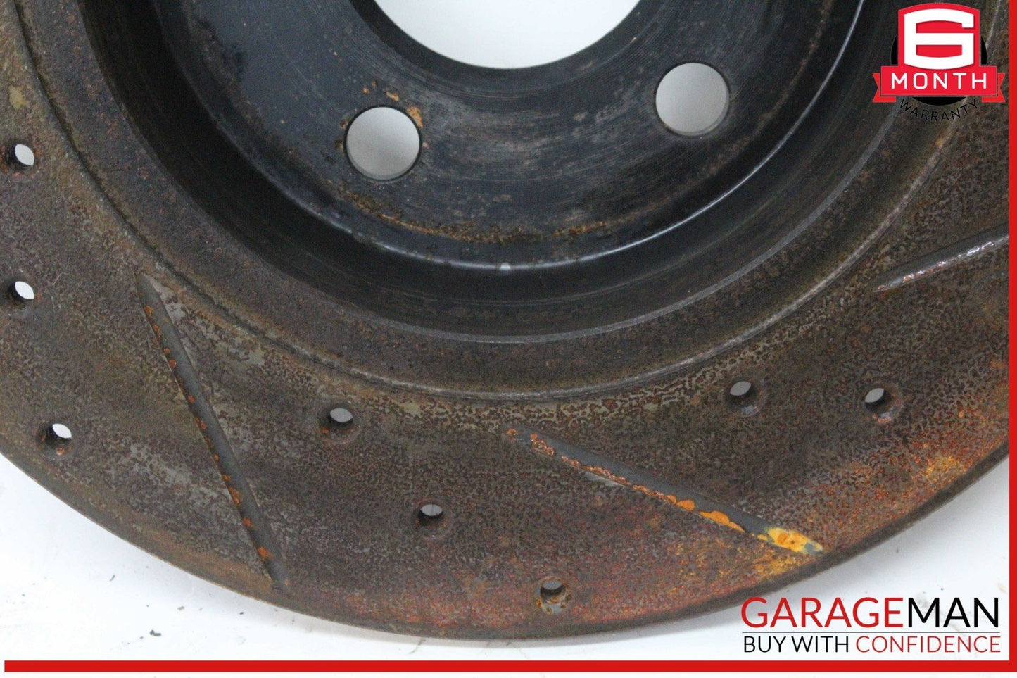 09-16 Audi A4 Rear Left and Rear Right Side Brake Disc Rotor Set OEM
