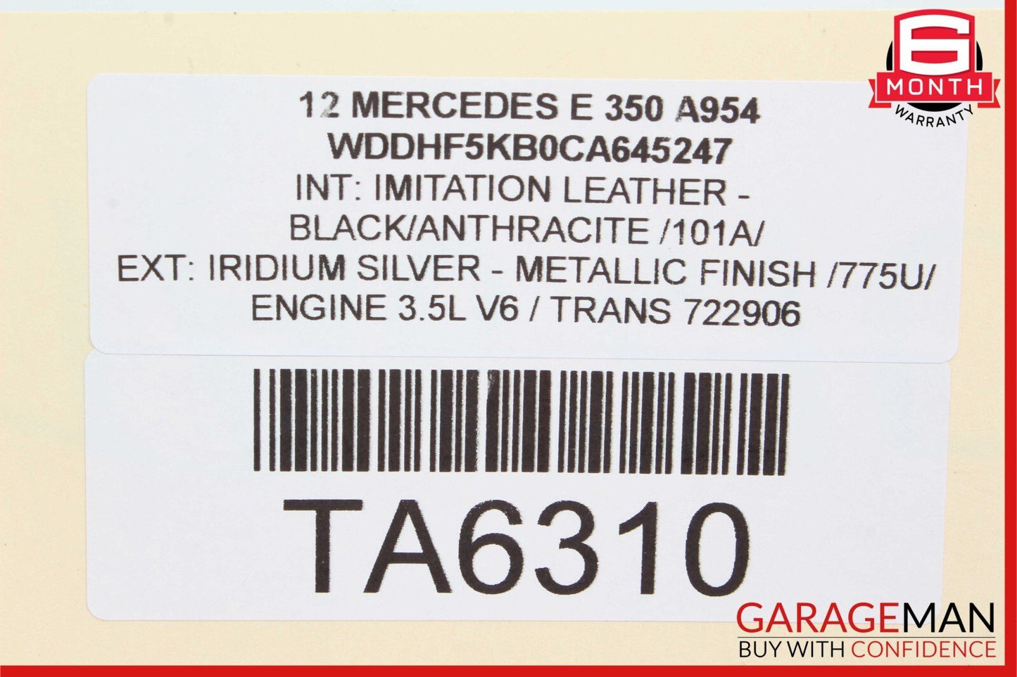 08-18 Mercedes W212 E350 Rear Left Side Door Control Module 2129003906 OEM
