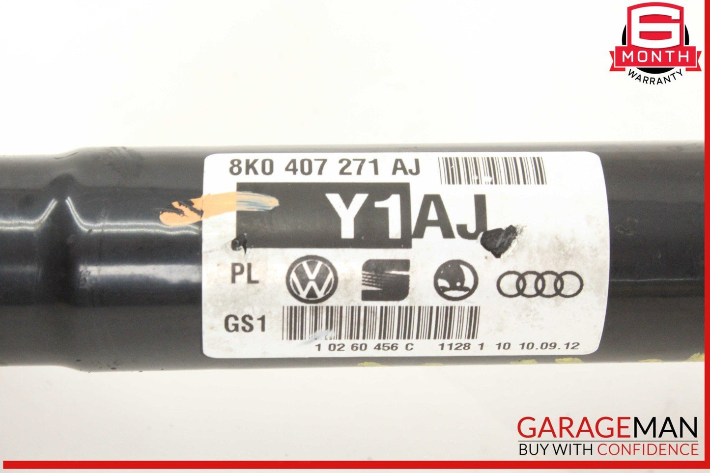 09-16 Audi A4 S4 Front Left or Front Right Side CV Axle Shaft 8K0407271AJ OEM