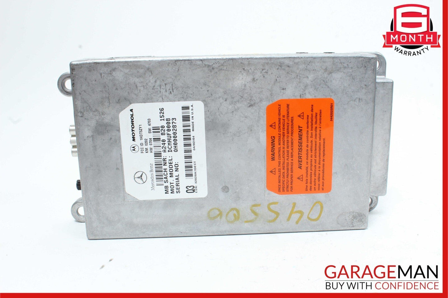 00-06 Mercedes W220 S500 S55 Voice Command Control Module Unit 2408201526 OEM
