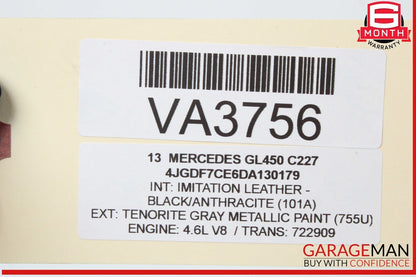 03-15 Mercedes X166 GL450 Auxiliary Water Pump Heater 2118350028 OEM