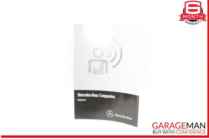 16 Mercedes W205 C300 User Guide Owner Owner's Operator Manual w/ Case OEM