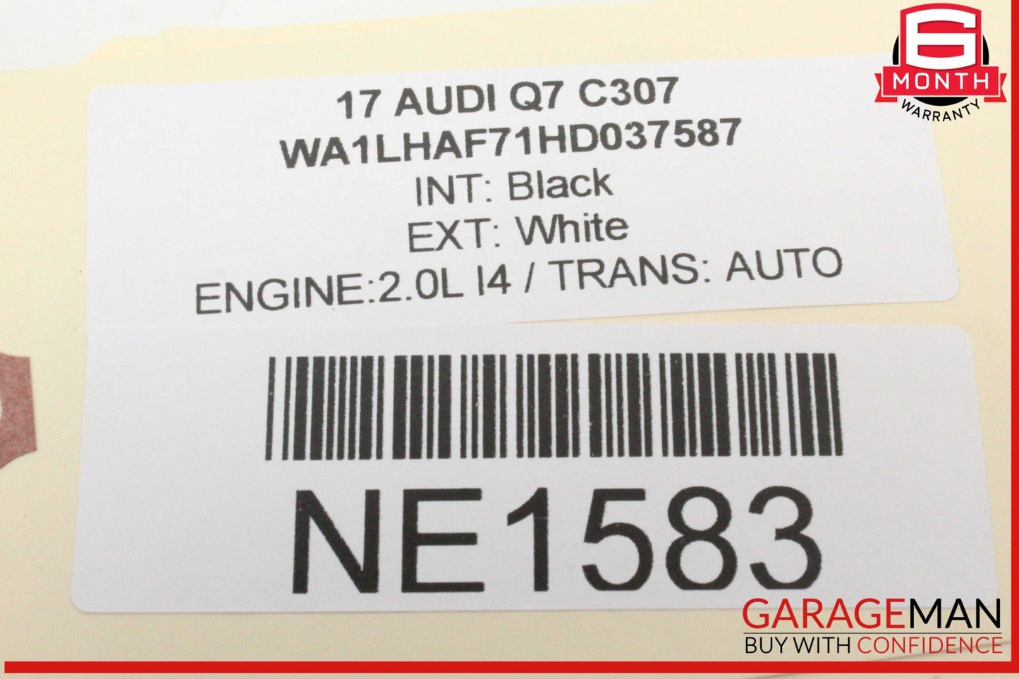 17-24 Audi Q7 Front Right Passenger Side Door Lock Latch Actuator 8J1837016F OEM