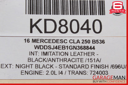 14-18 Mercedes W117 CLA250 Front Center AC A/C Air Vent Nozzle Trim Grill OEM
