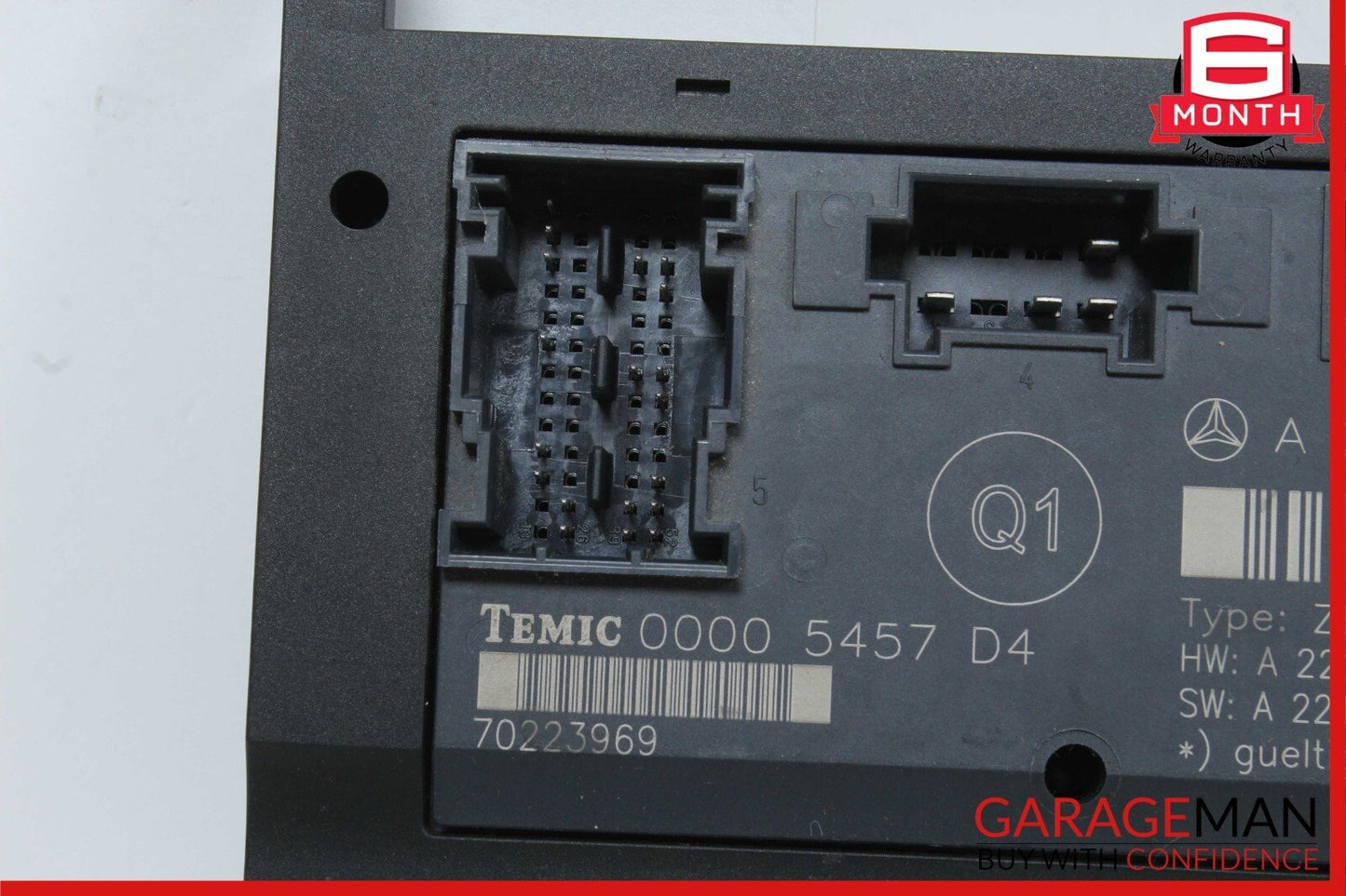 07-13 Mercedes W221 S550 S400 S350 Front Right Side Under Seat Control Module