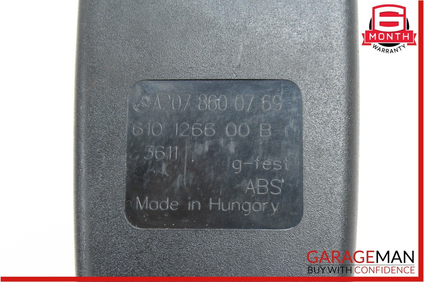 08-14 Mercedes W204 C250 Coupe Rear Left Seat Belt Seatbelt Lock OEM