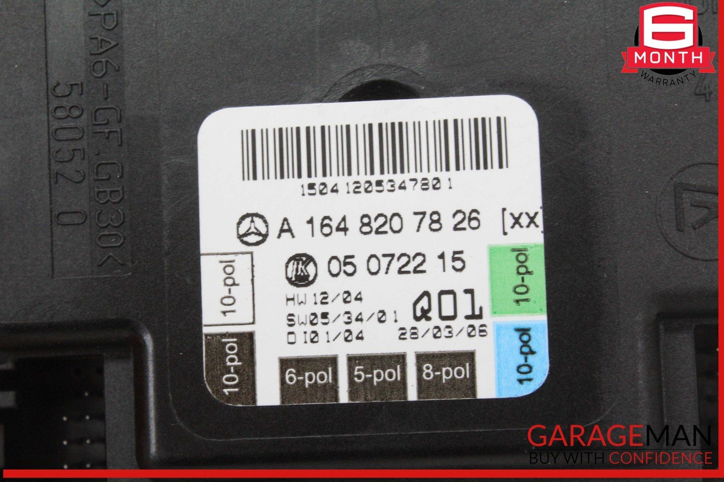 06-13 Mercedes W164 ML350 GL450 Front Right Side Door Control Module Unit OEM
