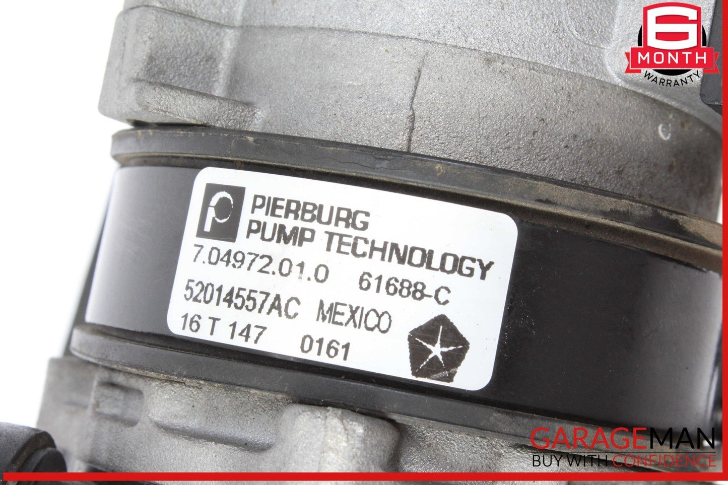 12-19 Fiat 500E EV Electric Auxiliary Coolant Water Pump 52014557AC OEM