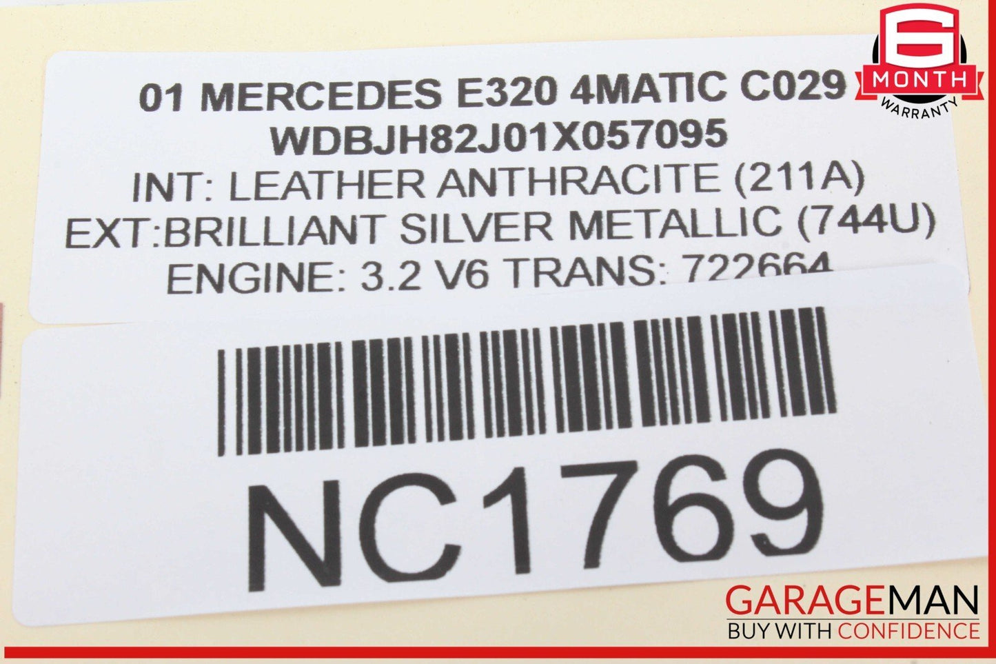 96-02 Mercedes W210 E320 4MATIC ABS ESP Electronic Stability Module Unit OEM